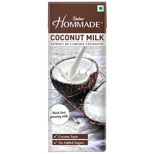  Dabur Hommade Coconut Milk - Goodness Of 2 Creamy Coconuts 200 ml